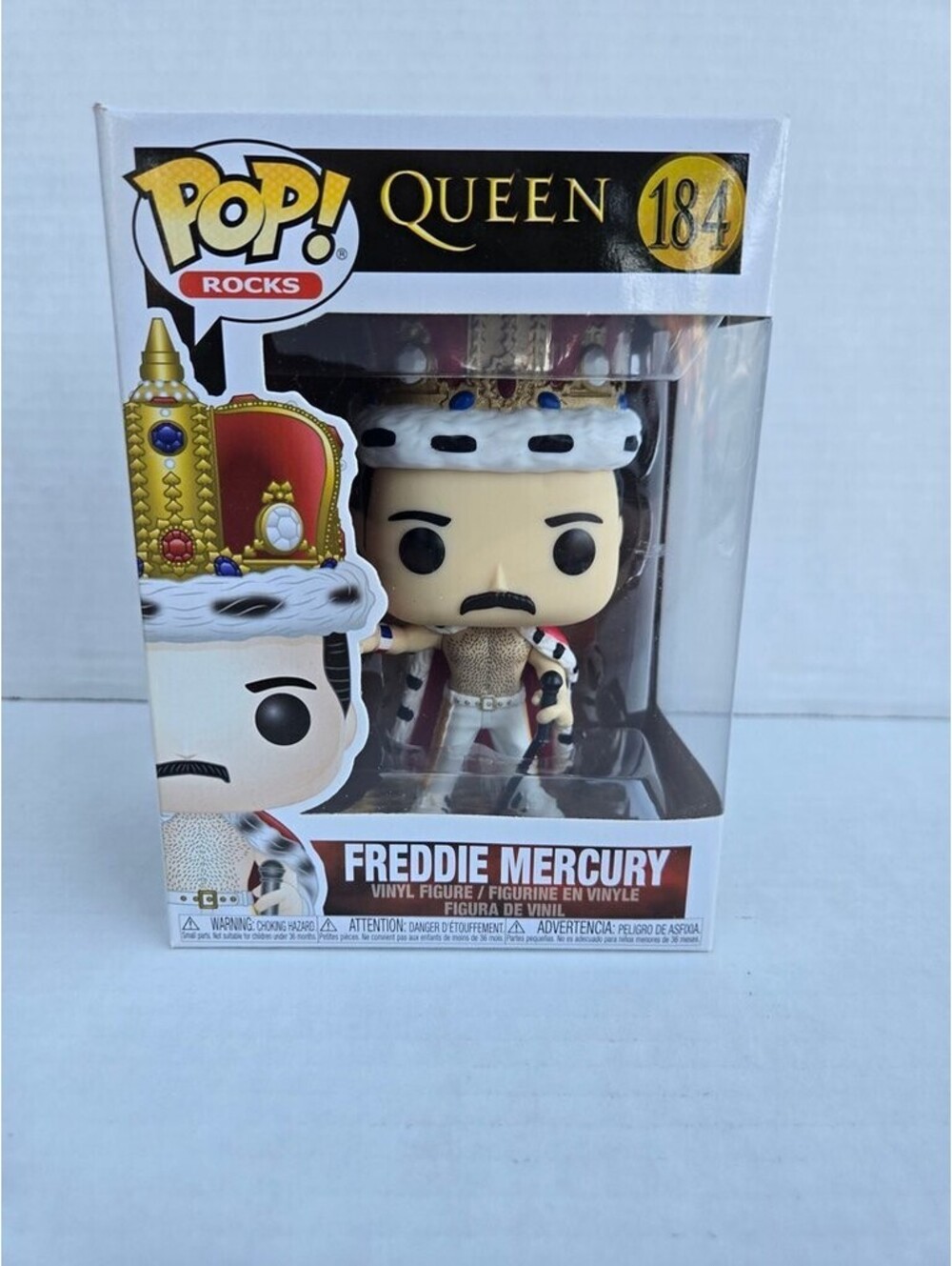 Funko Pop! Rocks Queen Freddie Mercury Vinyl Figure #184